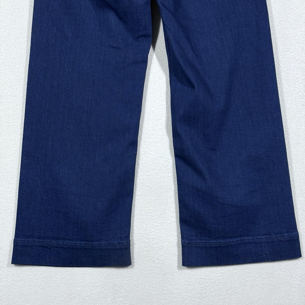 Maeve Anthropologie Jeans Womens 27 The Colette Wide Leg Crop Denim Patch Pocket - Picture 6 of 13